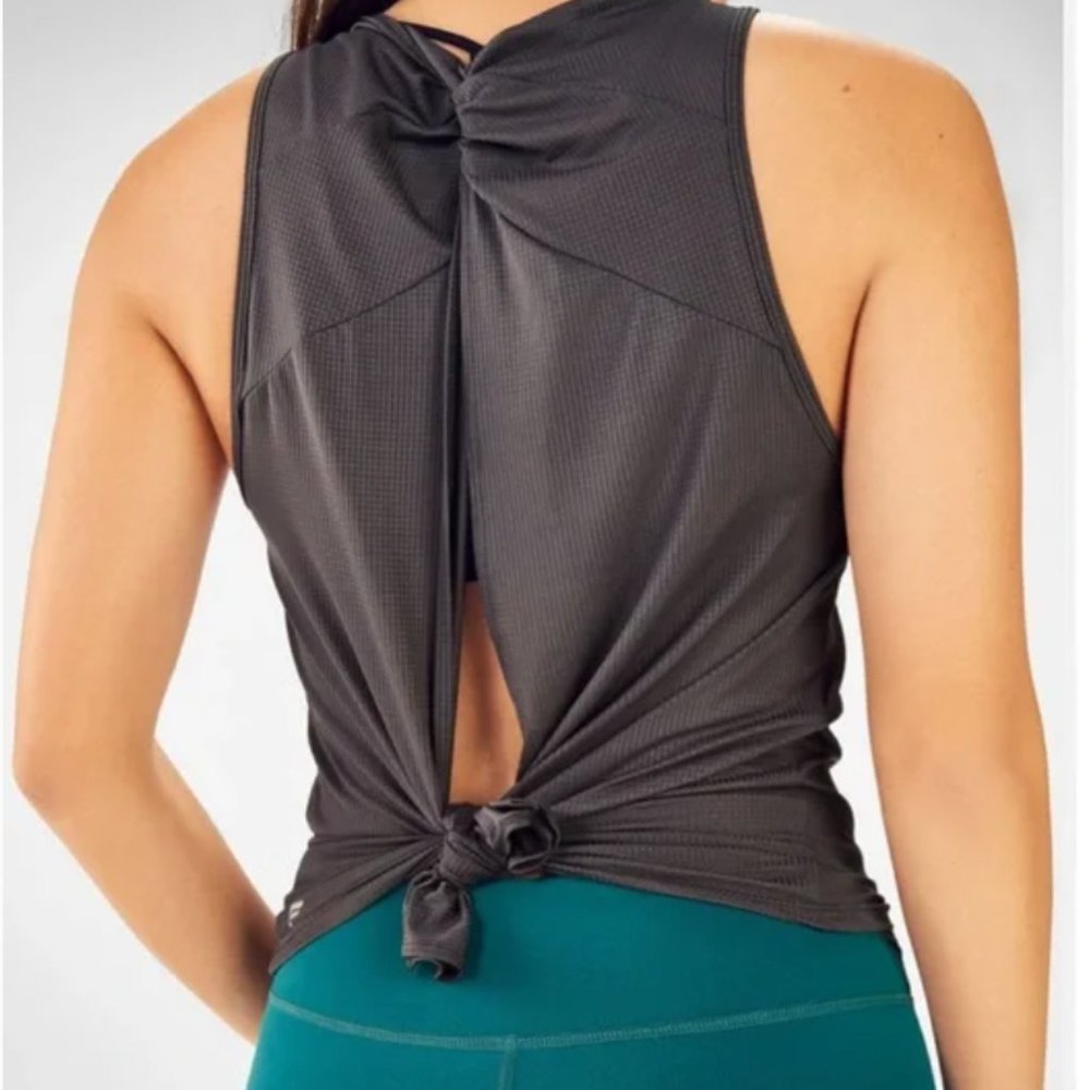 Fabletics - Open Back Tank Top - Size Large - Picture 3 of 7